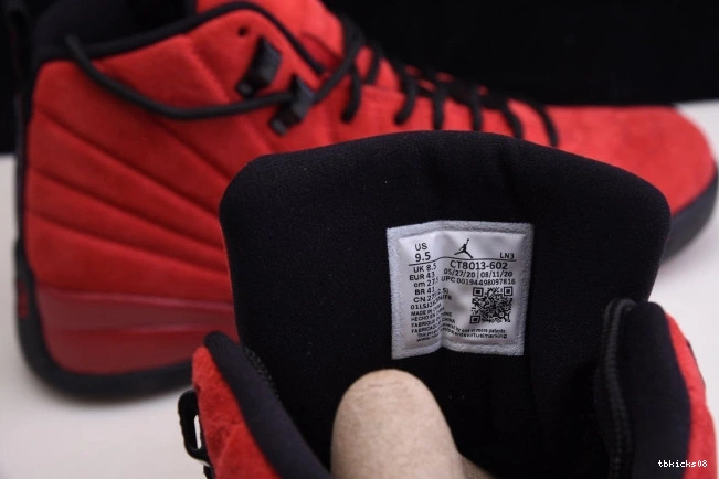 Rep TBkick CT8013-602 Jordan 12 Flu Retro Game Air Reverse 0812